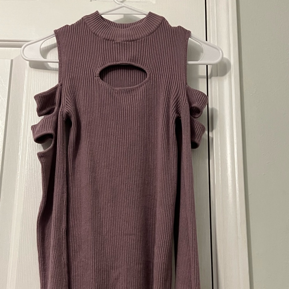 Purple sweatshirt